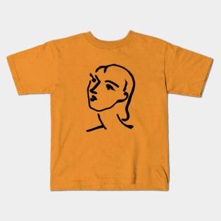 Matisse Line art Portrait Kids T-Shirt